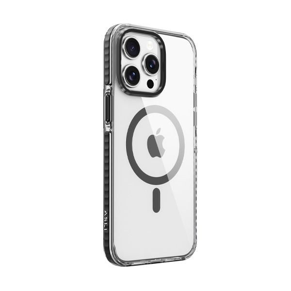 كڤر حماية من أسلي جلوبال لامع متوافق مع MagSafe لهاتف iPhone 15 Pro | أسود كڤر حماية من أسلي جلوبال لامع متوافق مع MagSafe لهاتف iPhone 15 Pro | أسود
